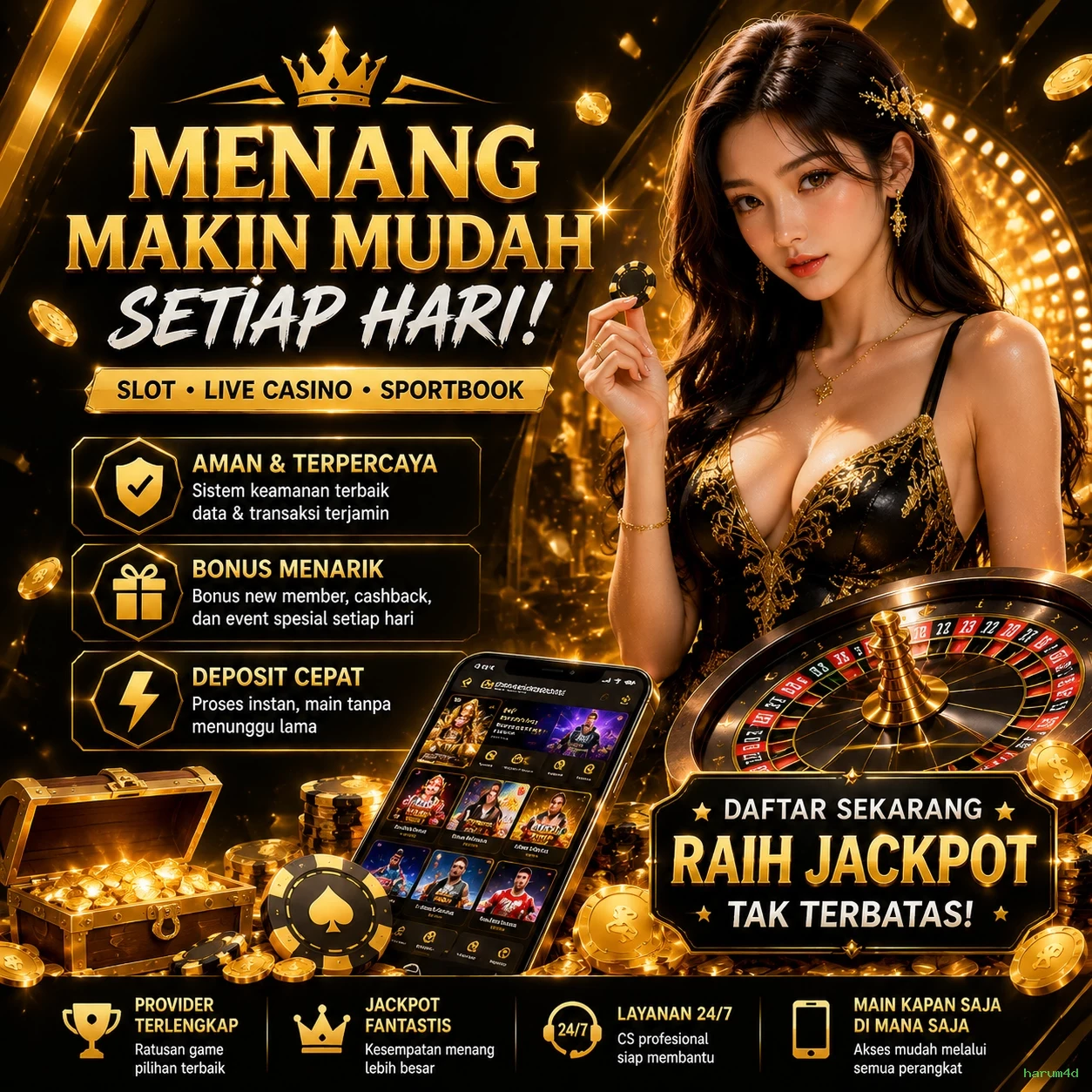Bagaimana harum4d Menawarkan Pengalaman Bermain yang Optimal